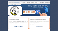 Desktop Screenshot of languedoc-serrurier.fr