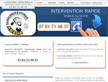 Tablet Screenshot of languedoc-serrurier.fr